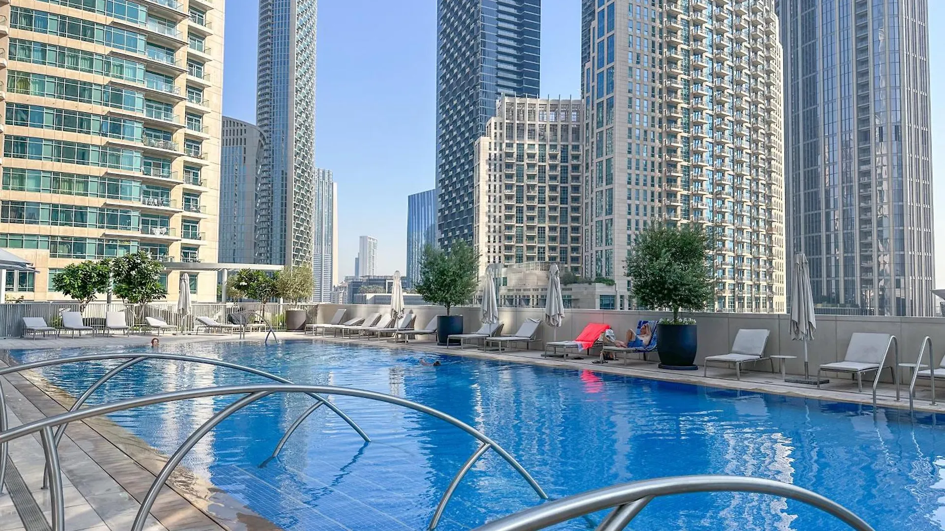 Luxury 3Br And Maid Room Forte Tower 1 With Fountain View Dubai