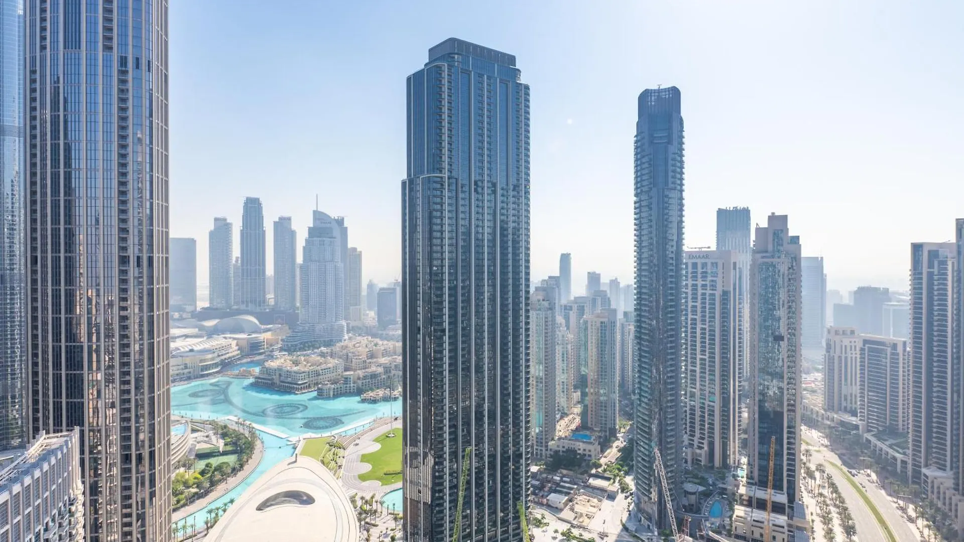 Luxury 3Br And Maid Room Forte Tower 1 With Fountain View Dubai